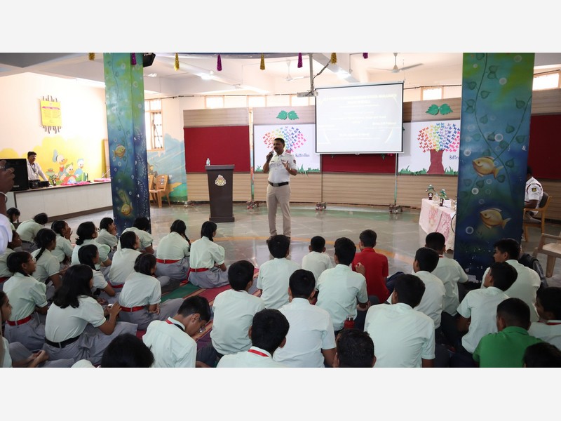 Awareness of Cyber crime, drugs and road safety.