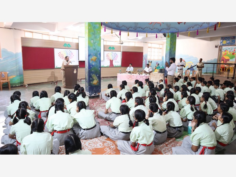 Awareness of Cyber crime, drugs and road safety.