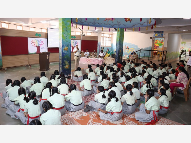 Awareness of Cyber crime, drugs and road safety.