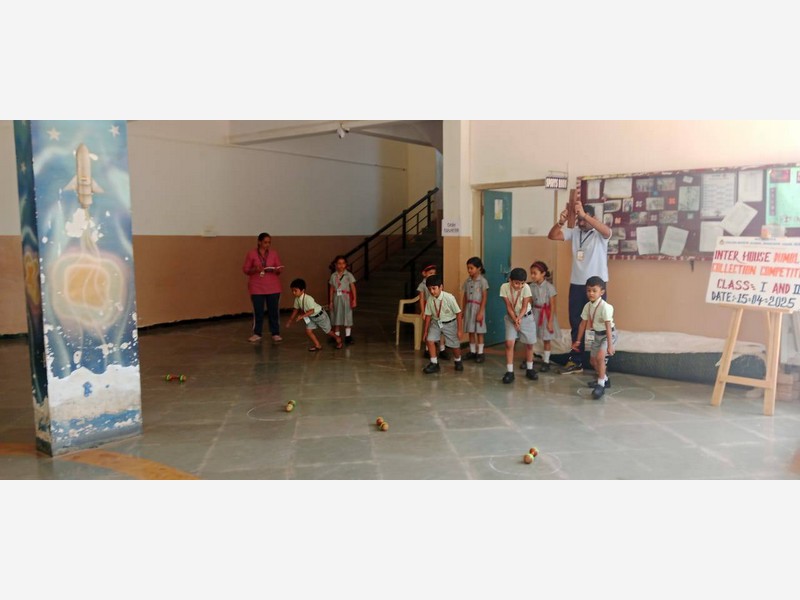 Inter House Hoops Passing & Dumbbells Collection Competition