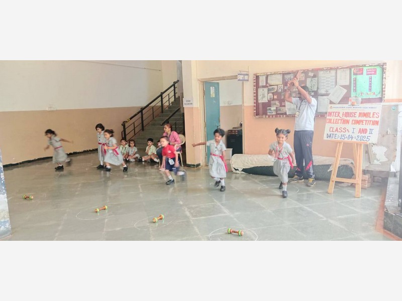 Inter House Hoops Passing & Dumbbells Collection Competition