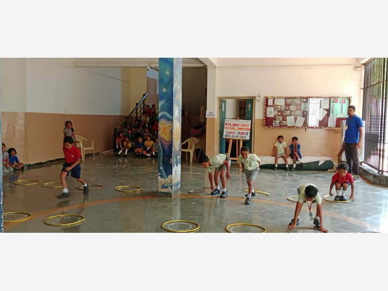Inter House Hoops Passing & Dumbbells Collection Competition