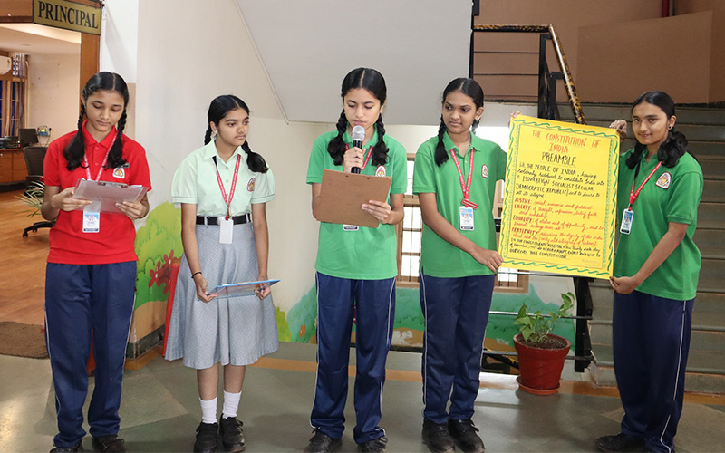 Constitution Day was celebrated in school