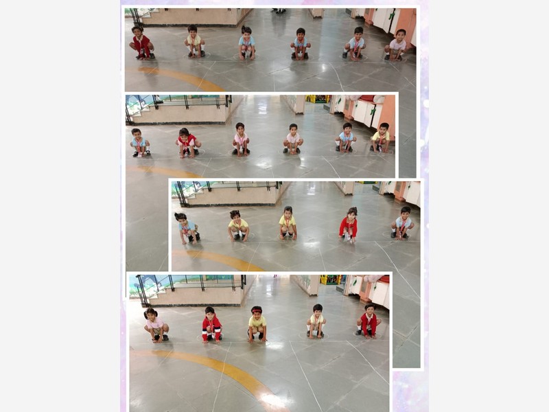 Frog Jump Competition - Kindergarten