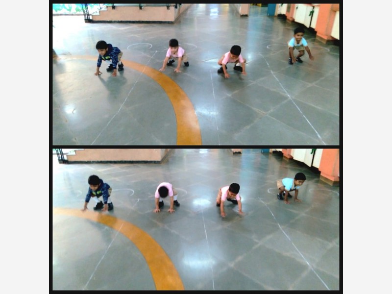 Frog Jump Competition - Kindergarten