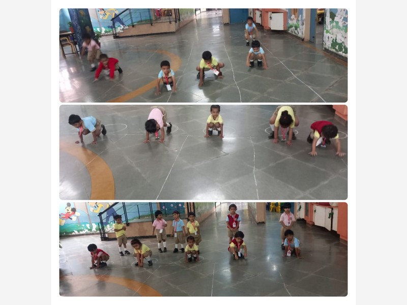Frog Jump Competition - Kindergarten