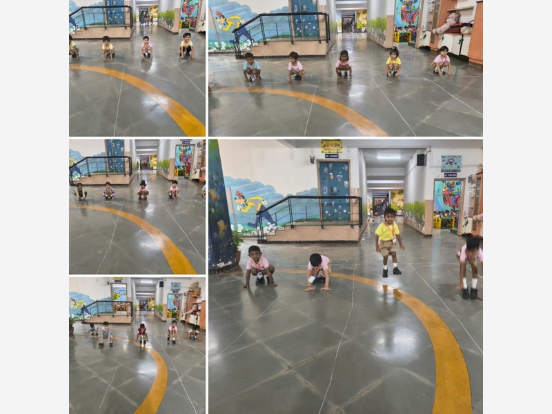 Frog Jump Competition - Kindergarten