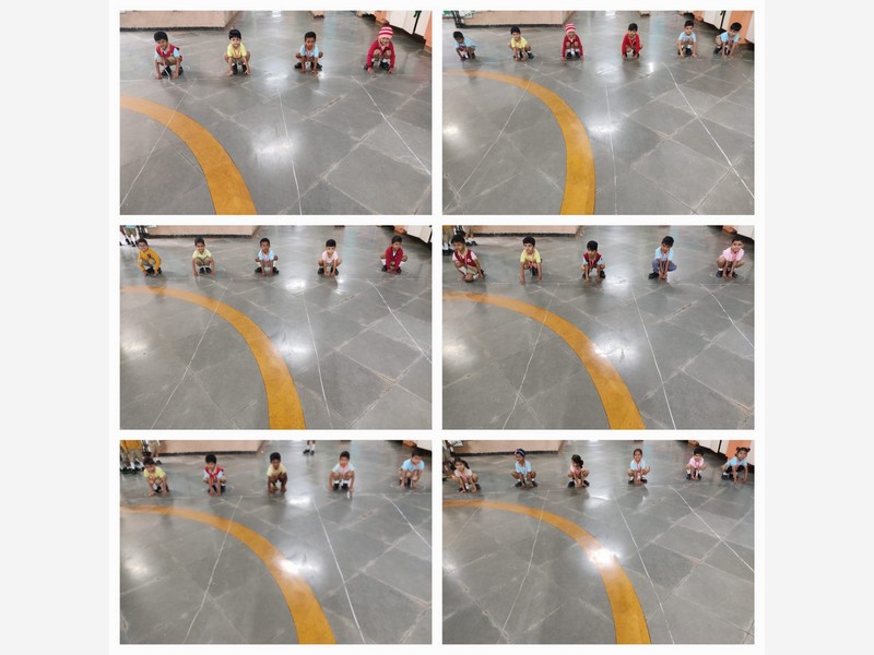 Frog Jump Competition - Kindergarten