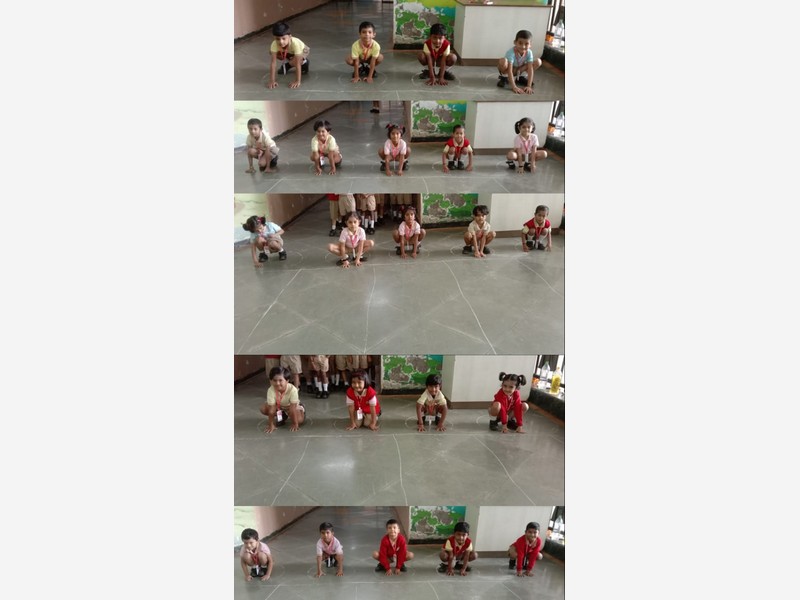 Frog Jump Competition - Kindergarten