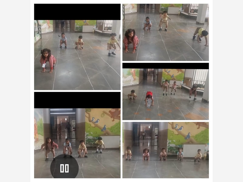 Frog Jump Competition - Kindergarten