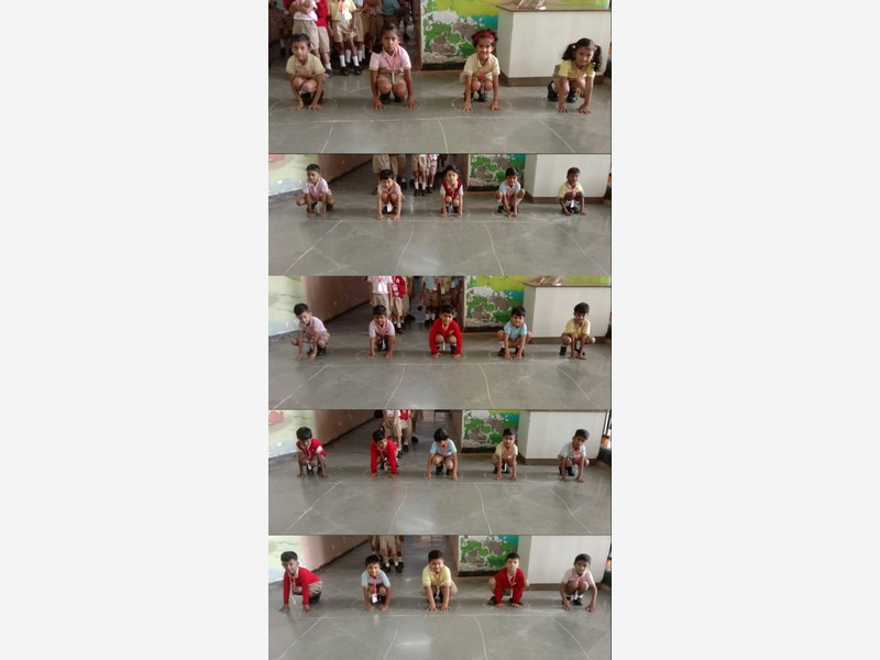 Frog Jump Competition - Kindergarten