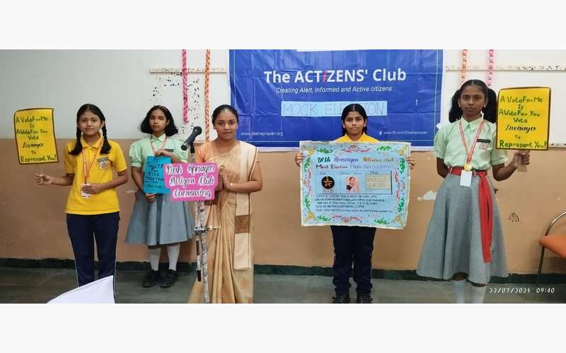 KLE School - Mock Election