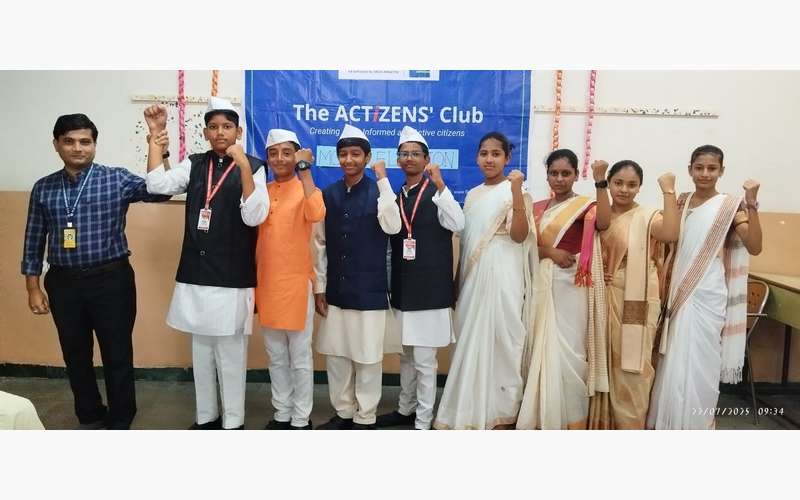 KLE School - Mock Election