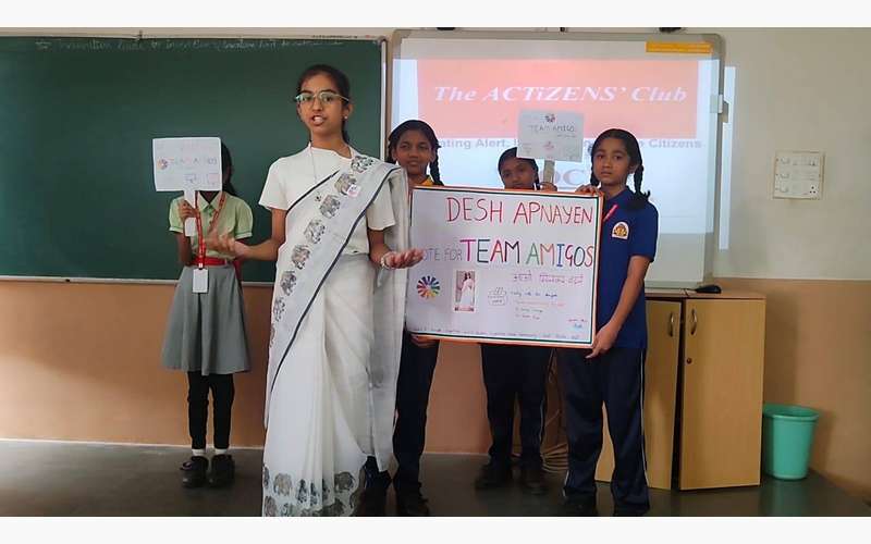 KLE School - Mock Election