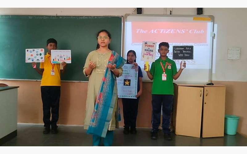 KLE School - Mock Election