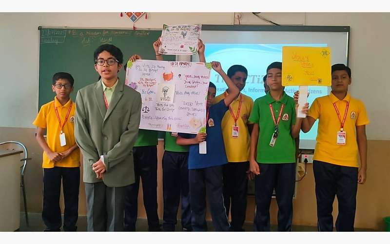 KLE School - Mock Election