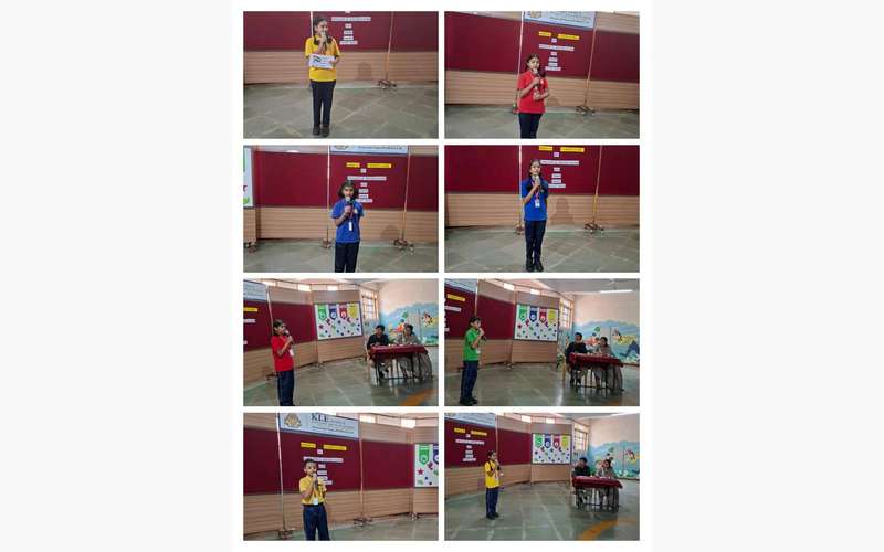 Speech competition by English and Social Clubs