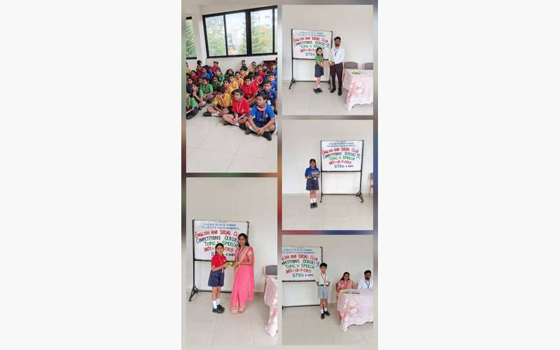 Speech competition by English and Social Clubs