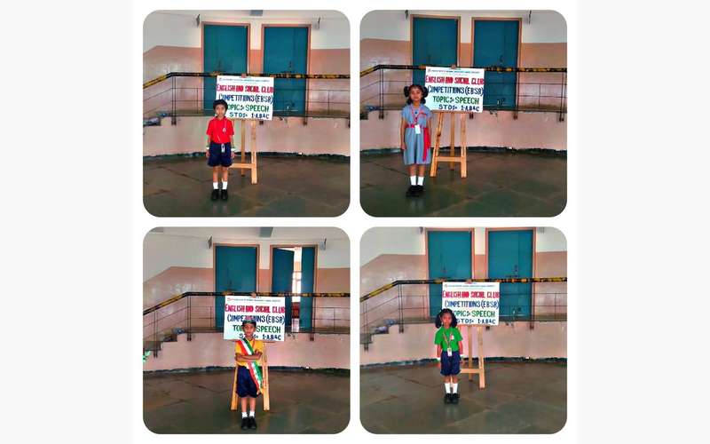 Speech competition by English and Social Clubs