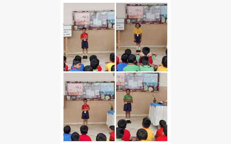 Speech competition by English and Social Clubs