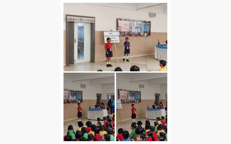 Speech competition by English and Social Clubs