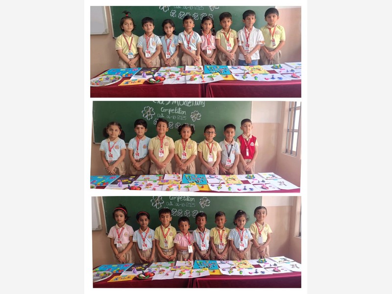 Recitation and Clay Modelling Competitions - Kindergarten