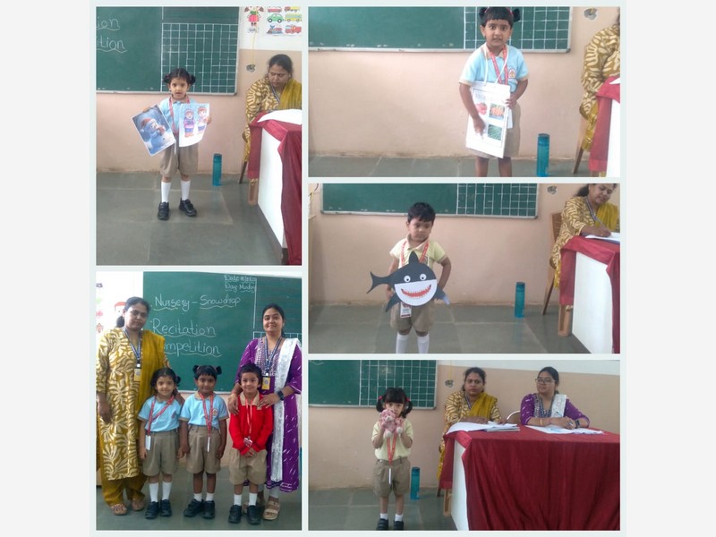 Recitation and Clay Modelling Competitions - Kindergarten